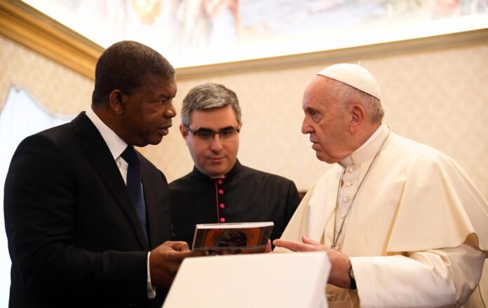 Pope meets Angolan President Joao Lourenco